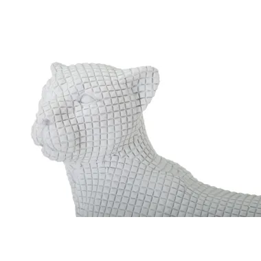 LEOPARDO Leżak Biały 38 12,5 15,3 cm